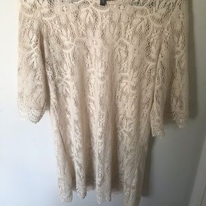 White lace dress